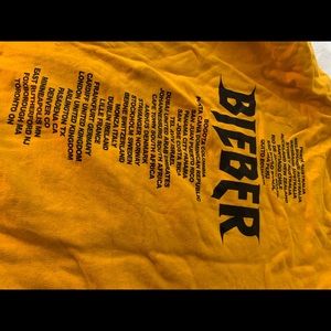 Justin Bieber Tour team sweatshirt frill.